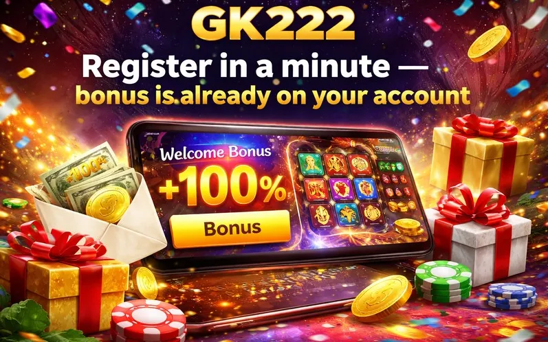 GK222 bonus and promo offers banner